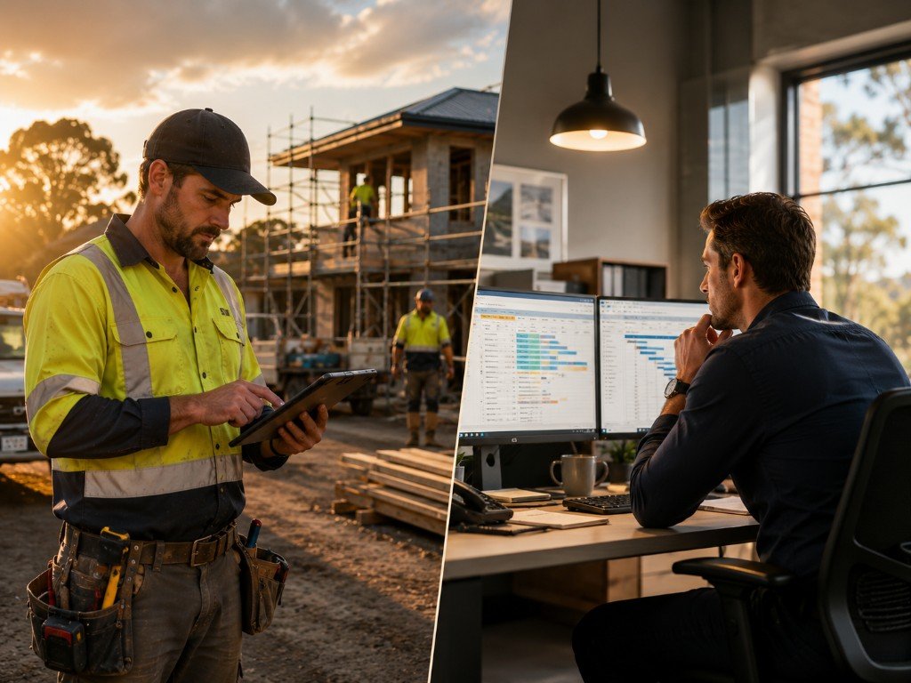 Field and office teams connected with Oz Trady